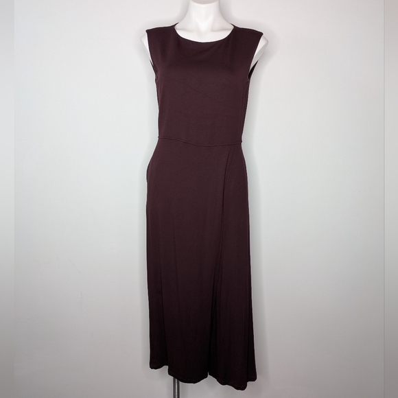 Eileen Fisher Purple Sleeveless Jumpsuit XS - Picture 1 of 11